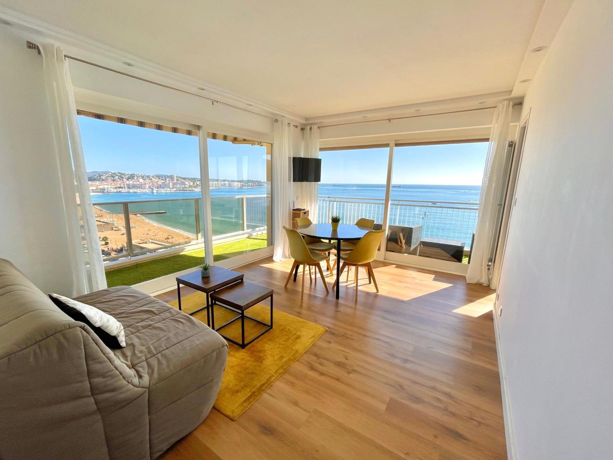 Frejus Plage - T2 -Vue Mer Feerique 外观 照片
